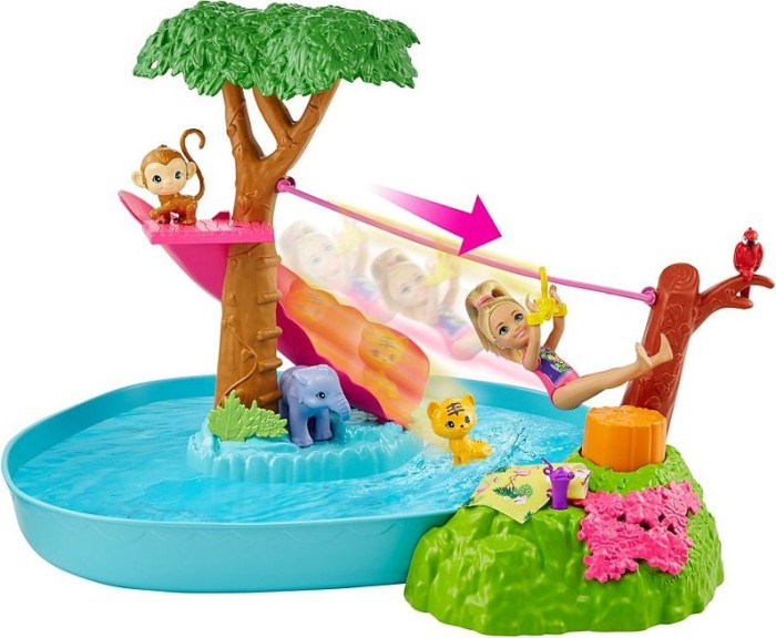 Mattel Barbie Chelsea The Lost Birthday Splashtastic Pool Surprise