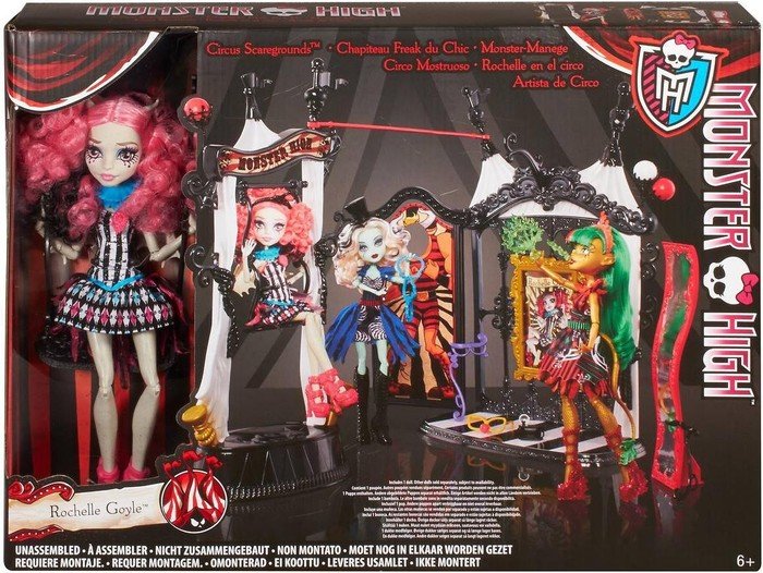 Mattel Monster High Freak Du Chic Circus Scaregrounds Rochelle Goyle