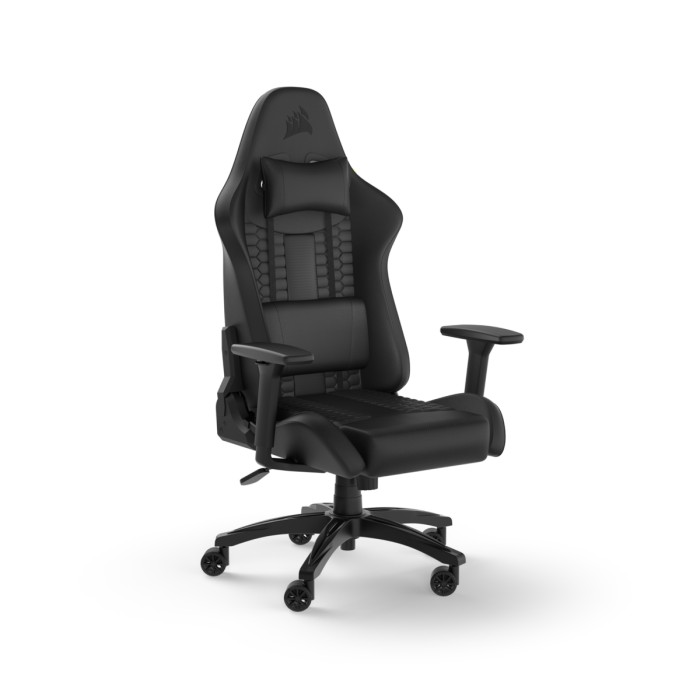 Corsair TC100 Relaxed Leatherette fotel gamingowy, czarny