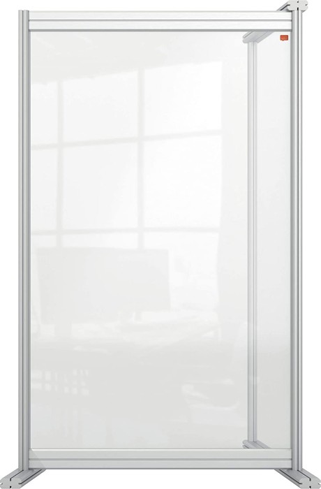 Nobo Premium Plus rozszerzenie biurko-ścianka działowa wyłącz akryl, 60x100cm