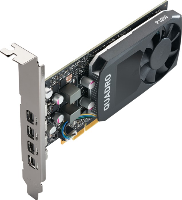 PNY Quadro P1000 DVI V2, 4GB GDDR5, 4x mDP