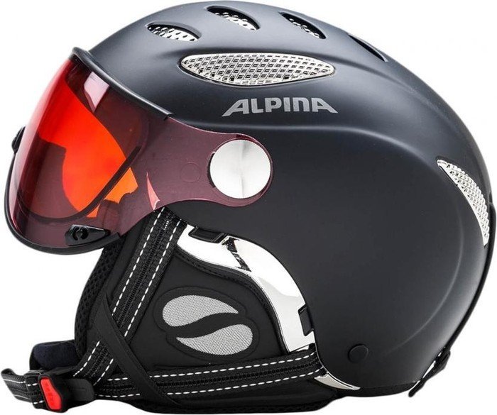 Alpina Jump JV Quattroflex Helm schwarz matt