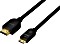 Sony DLC-HEM30 High Speed HDMI Kabel mit Ethernet Typ A/Typ C Mini schwarz 3m