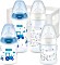 NUK First Choice Plus mit Temperature Control Trinkflaschen-Set, blau/weiß (10225193)