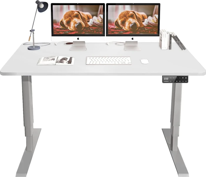 Devoko Höhenverstellbarer Schreibtisch 120 x 60 cm Schreibtisch Devoko Höhenverstellbarer Schreibtisch 120 x 60 cm Schreibtisch