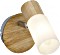 Brilliant Babsan spot 1-palnikowy drewno jasny/biały (51410/50)