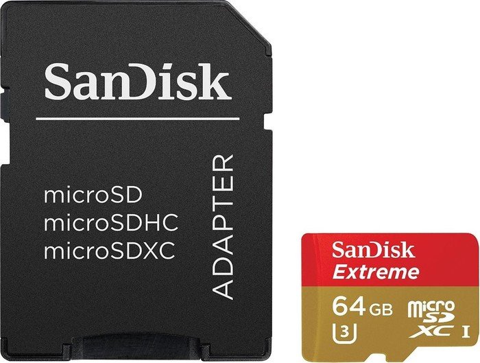 SanDisk Extreme, microSD UHS-I U3, Rev-NE