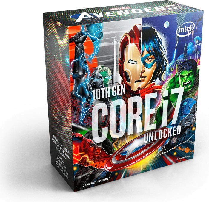 Intel Core i7-10700K Avengers Edition, 8C/16T, 3.80-5.10GHz, boxed ohne Kühler
