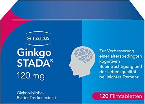 Stada Ginkgo Stada 120mg tabletki powlekane, 120 sztuk