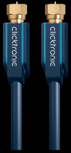 Clicktronic Casual F-Plug kabel antenowy 3m