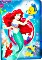 Craft Buddy Crystal Art Notebook - The Little Mermaid (CANJ-DNY601)
