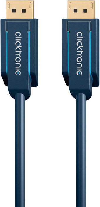 Clicktronic Casual DisplayPort 1.2 przewód niebieski, 1m