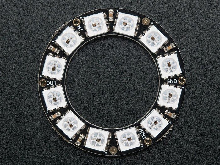 Adafruit RGB NeoPixel Ring, 12x LED