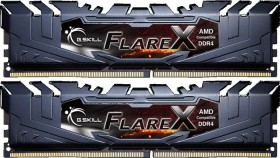 G.Skill Flare X schwarz DIMM Kit 16GB, DDR4-3200, CL14-14-14-34