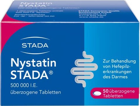 Stada Nystatin Stada 500.000 I.E. tabletki powlekane, 50 sztuk