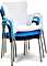 Best Freizeitmöbel Maui krzesło do sztaplowania zestaw biały, 4-częściowy (94140206)
