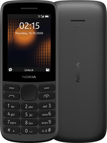 Nokia 215 4G Dual-SIM schwarz