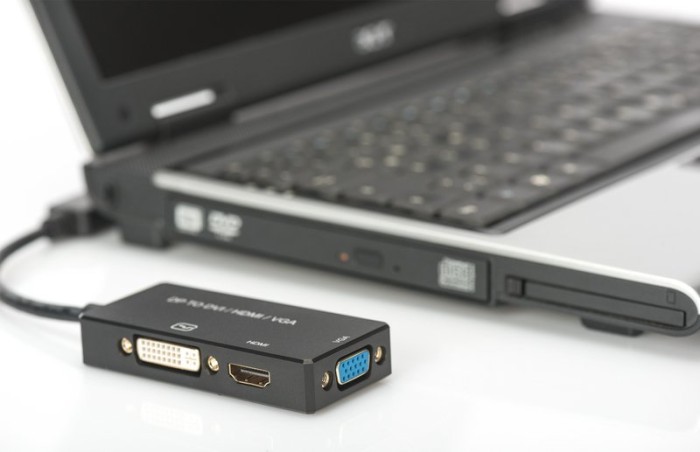 Digitus DisplayPort auf HDMI/DVI/VGA Adapter