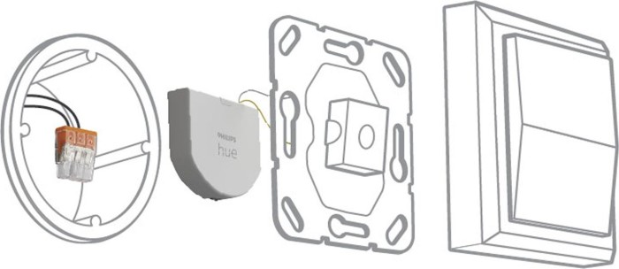 Philips Hue Wall Switch Modul, Schaltaktor, 2er-Pack