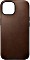 Nomad Modern Leather Case für Apple iPhone 15 Rustic Brown (NM01605485)