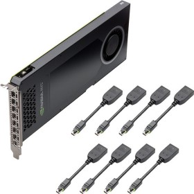 PNY NVS 810 + DisplayPort-Adapter, 2x 2GB DDR3, 8x mDP