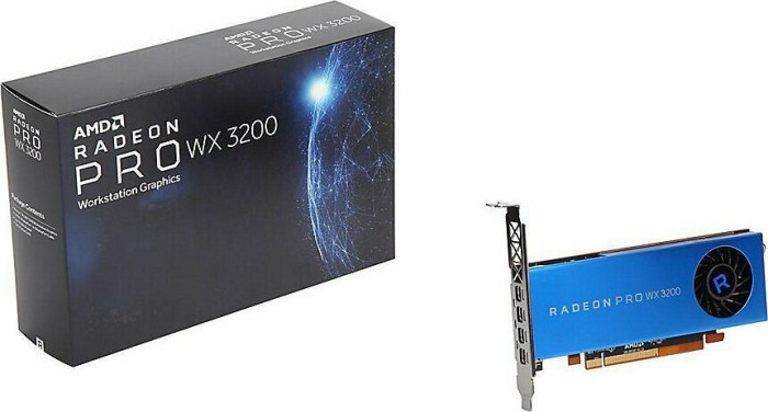 HP Radeon PRO WX 3200, 4GB GDDR5, 4x mDP