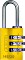ABUS 145/20 yellow, Combination lock (46609)