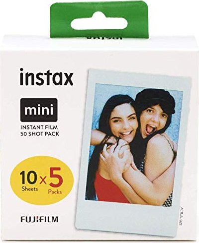 Fujifilm instax mini White Border Sofortbildfilm, 50 Aufnahmen