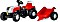 rolly toys rollyKid Steyr CVT 6190 pedał-Tractor with Trailer czerwony (012510)