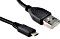 Gembird Micro-USB Cable 0.5m schwarz (CCP-mUSB2-AMBM-0.5M)