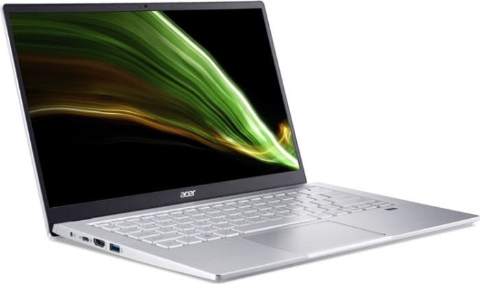 Acer Swift 3 SF314-43-R3J5 Pure Silver, Ryzen 3 5300U, 8GB RAM, 256GB SSD, DE