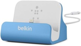 Belkin Sync-/Lade-Dock für iPhone 5 blau