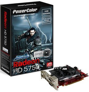 PowerColor Radeon HD 5750 PCS, 1GB GDDR5, 2x DVI, HDMI, DP