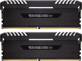 Corsair Vengeance RGB schwarz DIMM Kit 32GB, DDR4-2666, CL16-18-18-35 (CMR32GX4M2A2666C16)