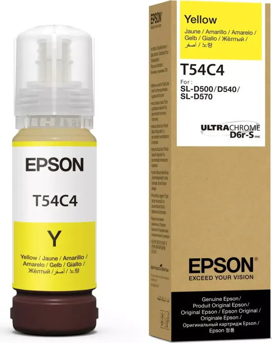 Epson tusz T54C4 żółty