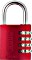 ABUS 145/40 red, Combination lock (48813)