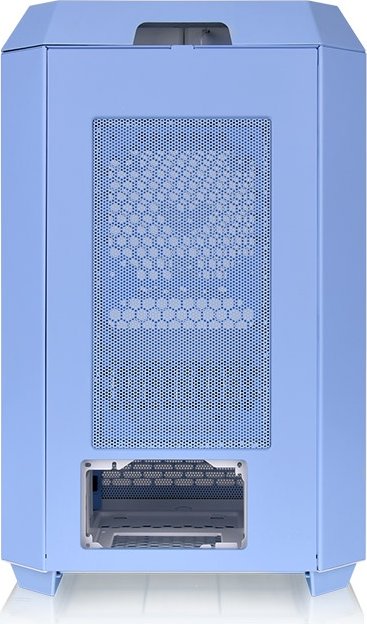 Thermaltake The Tower 300 Hydrangea Blue, niebieski, szklane okno