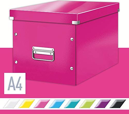 Leitz Click & Store WOW Aufbewahrungs- und Transportbox groß, A4, pink