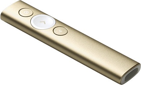 Logitech Spotlight złoty, USB, Bluetooth