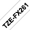Brother TZe-FX261 Beschriftungsband 36mm, schwarz/weiß Vorschaubild