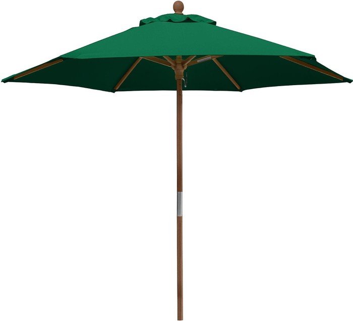 anndora parasol z masztem środkowym okrągły 210cm ciemnozielony