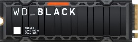 Western Digital WD_BLACK SN850X NVMe SSD 1TB, M.2 2280/M-Key/PCIe 4.0 x4, Kühlkörper
