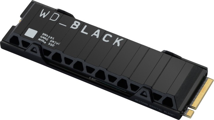 Western Digital WD_BLACK SN850X NVMe SSD 2TB, M.2, Kühlkörper