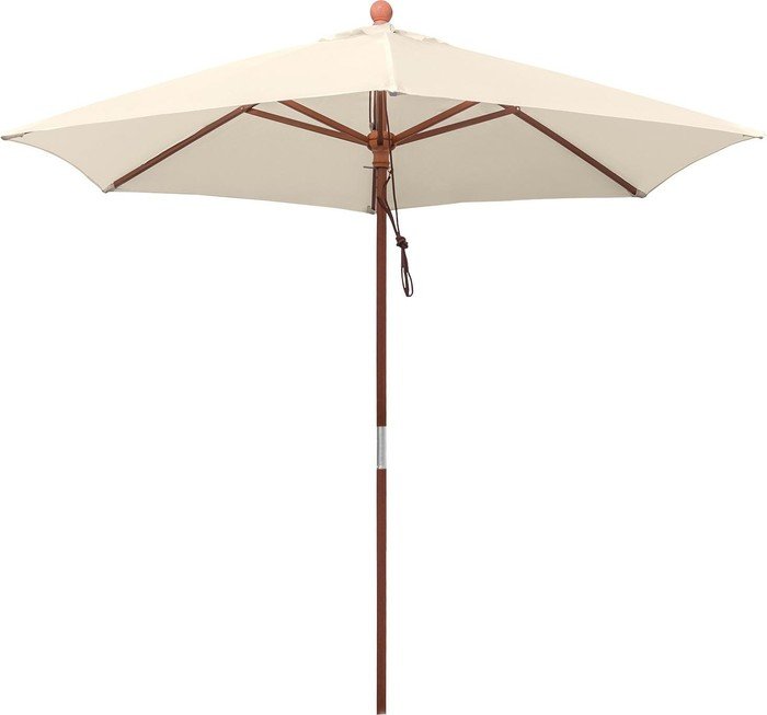 anndora parasol z masztem środkowym okrągły 250cm natural