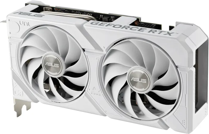 ASUS Dual GeForce RTX 4070 SUPER EVO White, DUAL-RTX4070S-12G-EVO-WHITE, 12GB GDDR6X, HDMI, 3x DP