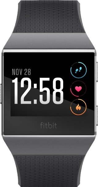 Fitbit Ionic GPS-Uhr charcoal/smoke grey