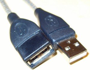 Różne USB-A 2.0 kabel przedłużający, 1m