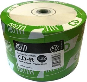 Ritek/Ridata CD-R 80min/700MB, 50-pack printable