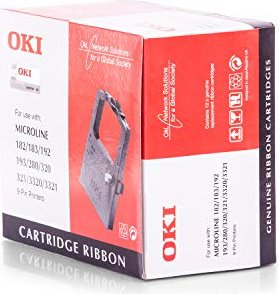 OKI 09002303 ink ribbon black