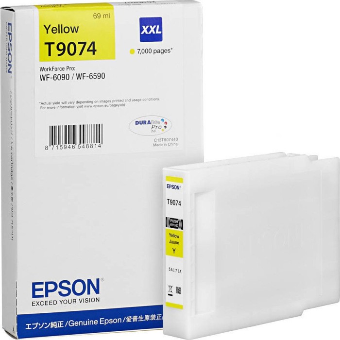 Epson Tinte T9074 gelb